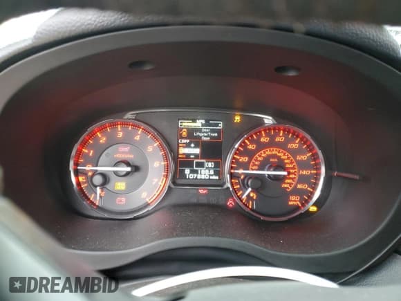 ✅ 2015 Subaru WRX STI • VIN: JF1VA2L64F9802995 • Lot: 43395185. Listed on Copart with 107,880 mi. Free auction sales archive from the USA and detailed vehicle history report at DreamBid. Image 9.