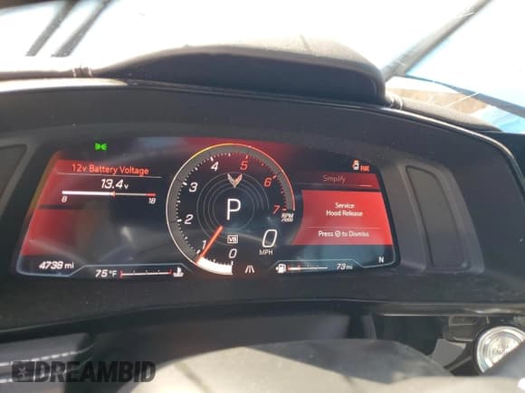 ✅ 2024 Chevrolet Corvette 2LT • VIN: 1G1YB2D42R5104553 • Lot: 56354745. Wystawiony na Copart z przebiegiem 4 738 mil. Bezpłatny archiwum sprzedaży aukcyjnych z USA i szczegółowy raport historii pojazdu na DreamBid. Zdjęcie 9.