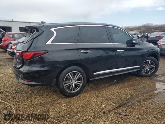 ✅ 2019 Infiniti QX60 Pure • VIN: 5N1DL0MN5KC535238 • Lot: 51158345. Listed on Copart with 91,801 mi. Free auction sales archive from the USA and detailed vehicle history report at DreamBid. Image 3.