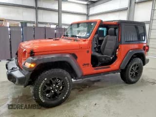 ✅ 2023 Jeep Wrangler Sport • VIN: 1C4HJXAG1PW625602 • Lot: 56518955. Listed on Copart with 48,582 mi. Free auction sales archive from the USA and detailed vehicle history report at DreamBid. Image 1.