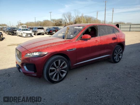 ✅ 2017 Jaguar F-Pace S • VIN: SADCM2BV0HA068170 • Lot: 49128045. Wystawiony na Copart z przebiegiem 43 359 mil. Bezpłatny archiwum sprzedaży aukcyjnych z USA i szczegółowy raport historii pojazdu na DreamBid. Zdjęcie 1.