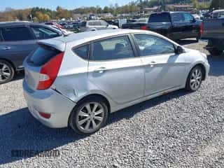 2012 Hyundai Accent SE with VIN KMHCU5AE3CU015285, listed as a IAAI auction lot 43501539 with 159,927 mi miles and . Bid and sale history available at DreamBid. Image 4.