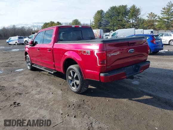 ✅ 2015 Ford F-150 XLT • VIN: 1FTFW1EF2FFB76243 • Lot: 41150866. Listed on IAAI with 124,478 mi. Free auction sales archive from the USA and detailed vehicle history report at DreamBid. Image 3.