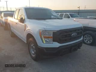 ✅ 2022 Ford F-150 XL • VIN: 1FTFX1E57NKD43884 • Lot: 43011432. Listed on IAAI with 45,752 mi. Free auction sales archive from the USA and detailed vehicle history report at DreamBid. Image 1.