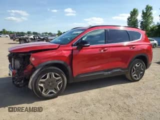 2022 Hyundai Santa Fe z VIN 5NMS3DAL4NH381424, wystawiony jako Copart lot #65240115 z przebiegiem 63 091 mil mil oraz Szkoda całkowita • Salvage title. Historia ofert i sprzedaży dostępna na DreamBid. Obrazek 1.