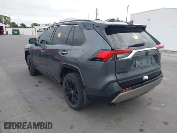 ✅ 2022 Toyota RAV4 Hybrid XSE • VIN: JTME6RFV2ND527534 • Lot: 43585146. Listed on IAAI with Not provided. Free auction sales archive from the USA and detailed vehicle history report at DreamBid. Image 3.