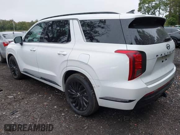 ✅ 2025 Hyundai Palisade Calligraphy • VIN: KM8R7DGE3SU883997 • Lot: 43279566. Listed on IAAI with 4,367 mi. Free auction sales archive from the USA and detailed vehicle history report at DreamBid. Image 3.