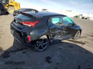 2019 Hyundai Veloster Premium z VIN KMHTG6AF6KU015706, wystawiony jako Copart lot #88063285 z przebiegiem 68 535 mil mil oraz Szkoda całkowita • Salvage title. Historia ofert i sprzedaży dostępna na DreamBid. Obrazek 3.