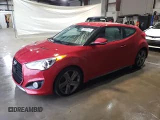 ✅ 2015 Hyundai Veloster Turbo • VIN: KMHTC6AE1FU217166 • Lot: 84652834. Wystawiony na Copart z przebiegiem 85 700 mil. Bezpłatny archiwum sprzedaży aukcyjnych z USA i szczegółowy raport historii pojazdu na DreamBid. Zdjęcie 1.
