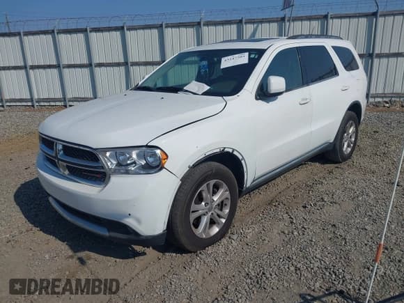 ✅ 2013 Dodge Durango SXT • VIN: 1C4RDJAG8DC572242 • Lot: 43247503. Listed on IAAI with 200,407 mi. Free auction sales archive from the USA and detailed vehicle history report at DreamBid. Image 2.