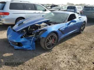 2016 Chevrolet Corvette Z51 3LT z VIN 1G1YM2D74G5120271, wystawiony jako Copart lot #67596254 z przebiegiem Nie podano mil oraz Szkoda całkowita • Salvage title. Historia ofert i sprzedaży dostępna na DreamBid. Obrazek 1.