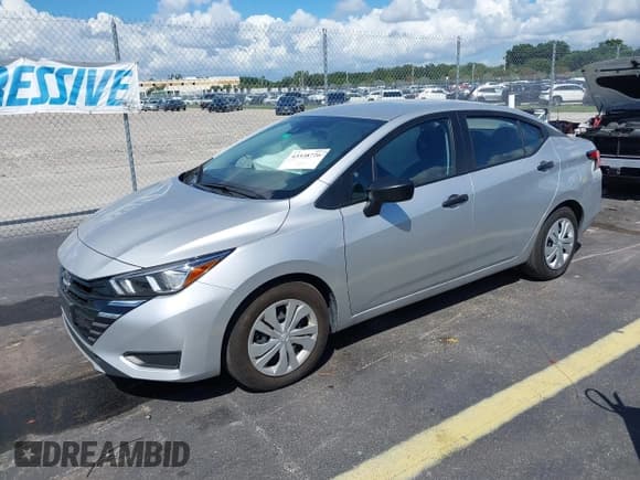 ✅ 2024 Nissan Versa S • VIN: 3N1CN8DV1RL901836 • Lot: 43338726. Listed on IAAI with 23,495 mi. Free auction sales archive from the USA and detailed vehicle history report at DreamBid. Image 2.