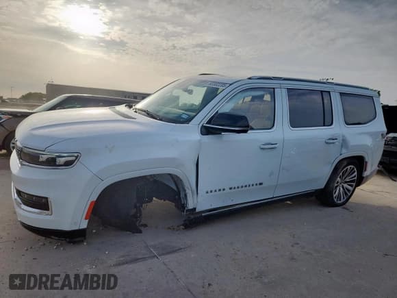 ✅ 2023 Jeep Grand Wagoneer Series III • VIN: 1C4SJVGPXPS507878 • Lot: 63302205. Listed on Copart with 36,038 mi. Free auction sales archive from the USA and detailed vehicle history report at DreamBid. Image 1.