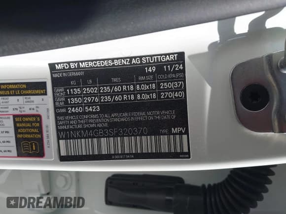 ✅ 2025 Mercedes-Benz GLC 300 • VIN: W1NKM4GB3SF320370 • Lot: 42622649. Wystawiony na IAAI z przebiegiem 1 787 mil. Bezpłatny archiwum sprzedaży aukcyjnych z USA i szczegółowy raport historii pojazdu na DreamBid. Zdjęcie 9.