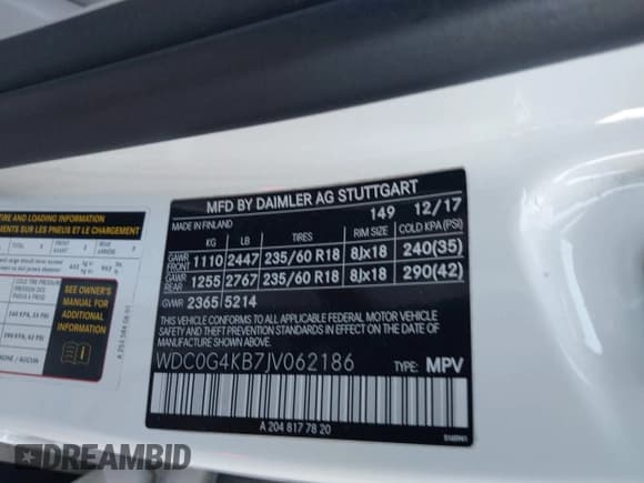 ✅ 2018 Mercedes-Benz GLC 300 • VIN: WDC0G4KB7JV062186 • Lot: 43397822. Wystawiony na IAAI z przebiegiem 81 232 mil. Bezpłatny archiwum sprzedaży aukcyjnych z USA i szczegółowy raport historii pojazdu na DreamBid. Zdjęcie 9.