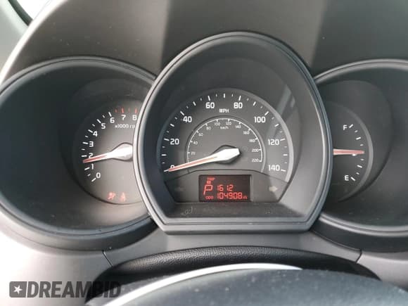 ✅ 2012 Kia Rio EX • VIN: KNADN4A3XC6077315 • Lot: 41840005. Listed on Copart with 104,908 mi. Free auction sales archive from the USA and detailed vehicle history report at DreamBid. Image 9.