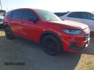 ✅ 2024 Honda HR-V Sport • VIN: 3CZRZ1H5XRM754904 • Lot: 43447082. Listed on IAAI with 30,392 mi. Free auction sales archive from the USA and detailed vehicle history report at DreamBid. Image 1.