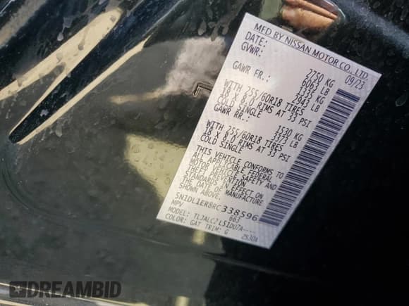 ✅ 2024 Infiniti QX60 Pure • VIN: 5N1DL1ER8RC338596 • Лот: 54623325. Опубликован ранее на Copart с пробегом 10 735 миль. Бесплатный доступ к архиву аукционных продаж из США и подробный отчёт об истории автомобиля на DreamBid. Изображение 13.