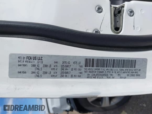 ✅ 2017 Jeep Patriot Latitude • VIN: 1C4NJRFB7HD205626 • Lot: 43027198. Listed on IAAI with 128,844 mi. Free auction sales archive from the USA and detailed vehicle history report at DreamBid. Image 9.