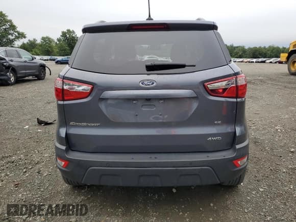 ✅ 2020 Ford EcoSport SE • VIN: MAJ6S3GL3LC387948 • Лот: 68273235. Опубликован ранее на Copart с пробегом 80 084 миль. Бесплатный доступ к архиву аукционных продаж из США и подробный отчёт об истории автомобиля на DreamBid. Изображение 6.
