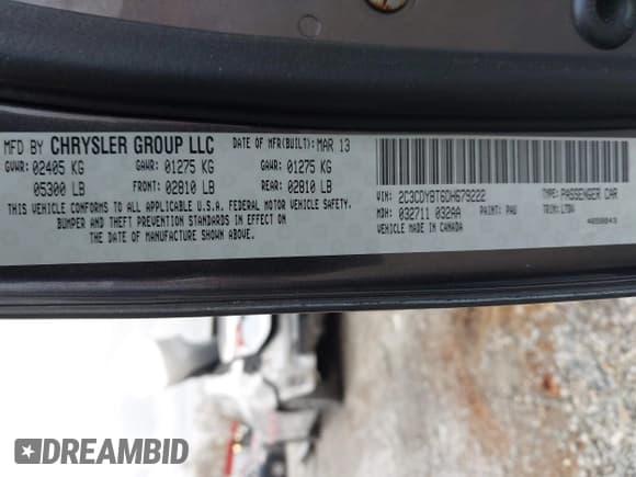 ✅ 2013 Dodge Challenger R/T Plus • VIN: 2C3CDYBT6DH679222 • Лот: 43590458. Опубликован ранее на IAAI с пробегом 113 117 миль. Бесплатный доступ к архиву аукционных продаж из США и подробный отчёт об истории автомобиля на DreamBid. Изображение 9.