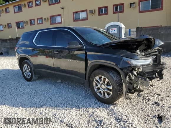 2023 Chevrolet Traverse LS with VIN 1GNERFKW8PJ213001, listed as a Copart auction lot 85715515 with 67,933 mi miles and Non repairable. Bid and sale history available at DreamBid. Image 4.