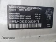 ✅ 2016 BMW 4 Series 428i xDrive • VIN: WBA4C9C57GG139478 • Lot: 85175155. Listed on Copart with 183,146 mi. Free auction sales archive from the USA and detailed vehicle history report at DreamBid. Image 12.