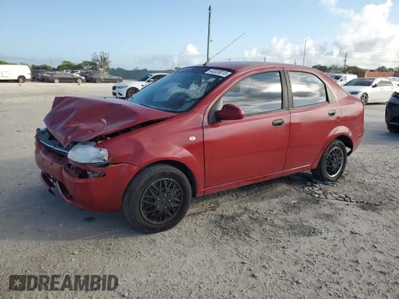 ✅ 2006 Chevrolet Aveo LS • VIN: KL1TD56646B681567 • Lot: 43339015. Wystawiony na Copart z przebiegiem 10 mil. Bezpłatny archiwum sprzedaży aukcyjnych z USA i szczegółowy raport historii pojazdu na DreamBid. Zdjęcie 1.