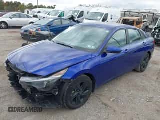 2023 Hyundai Elantra Blue z VIN KMHLM4AJ8PU055116, wystawiony jako IAAI lot #43286266 z przebiegiem 91 558 mil mil oraz . Historia ofert i sprzedaży dostępna na DreamBid. Obrazek 2.