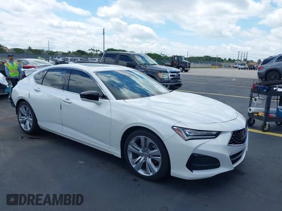 ✅ 2022 Acura TLX Technology • VIN: 19UUB5F44NA004283 • Lot: 42263174. Wystawiony na IAAI z przebiegiem 22 474 mil. Bezpłatny archiwum sprzedaży aukcyjnych z USA i szczegółowy raport historii pojazdu na DreamBid. Zdjęcie 1.