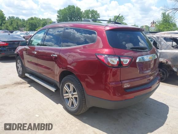 ✅ 2015 Chevrolet Traverse LT • VIN: 1GNKVHKD8FJ380773 • Lot: 42647584. Listed on IAAI with 106,932 mi. Free auction sales archive from the USA and detailed vehicle history report at DreamBid. Image 3.