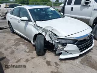 2021 Honda Accord EX-L z VIN 1HGCV1F5XMA009037, wystawiony jako IAAI lot #42356091 z przebiegiem 42 521 mil mil oraz . Historia ofert i sprzedaży dostępna na DreamBid. Obrazek 1.