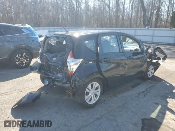 ✅ 2019 Nissan Note SV • VIN: 3N1CE2CP5KL365480 • Lot: 46500215. Listed on Copart with 58,327 mi. Free auction sales archive from the USA and detailed vehicle history report at DreamBid. Image 3.