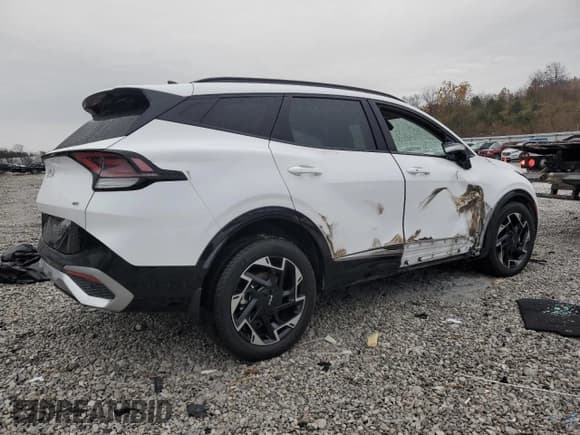 ✅ 2025 Kia Sportage SX-Prestige • VIN: 5XYK5CDF0SG275326 • Lot: 93449745. Listed on Copart with 28,803 mi. Free auction sales archive from the USA and detailed vehicle history report at DreamBid. Image 3.