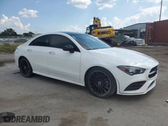 2023 Mercedes-Benz CLA 250 with VIN W1K5J4GB4PN387950, listed as a Copart auction lot 66639325 with 35,078 mi miles and Salvage title. Bid and sale history available at DreamBid. Image 4.