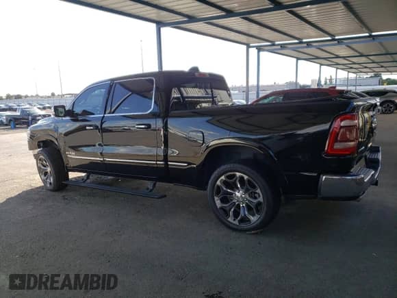 2019 Ram 1500 Limited с VIN 1C6SRFPT3KN550694, выставлен на аукционе Copart как лот 82262745 с пробегом 56 557 миль миль и Списание • Salvage title. История ставок и продаж доступна на DreamBid. Изображение 2.