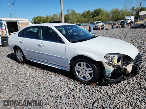 2012 Chevrolet Impala LT Fleet with VIN 2G1WG5E36C1133207, listed as a Copart auction lot 85847885 with 182,581 mi miles and Salvage title. Bid and sale history available at DreamBid. Image 4.
