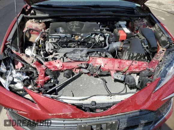 2021 Toyota Camry LE with VIN 4T1C11BK0MU023660, listed as a Copart auction lot 70505895 with 54,746 mi miles and Salvage title. Bid and sale history available at DreamBid. Image 11.