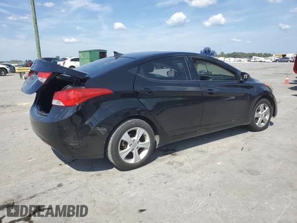 2013 Hyundai Elantra GLS with VIN KMHDH4AE7DU908452, listed as a Copart auction lot 81573985 with 134,886 mi miles and Salvage title. Bid and sale history available at DreamBid. Image 3.