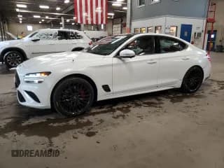✅ 2022 Genesis G70 Launch Edition • VIN: KMTG14TE6NU082327 • Lot: 83099774. Wystawiony na Copart z przebiegiem 33 479 mil. Bezpłatny archiwum sprzedaży aukcyjnych z USA i szczegółowy raport historii pojazdu na DreamBid. Zdjęcie 1.