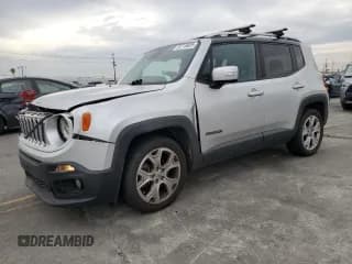 ✅ 2017 Jeep Renegade Limited • VIN: ZACCJADB4HPF68902 • Лот: 92718025. Опубликован ранее на Copart с пробегом 48 604 миль. Бесплатный доступ к архиву аукционных продаж из США и подробный отчёт об истории автомобиля на DreamBid. Изображение 1.