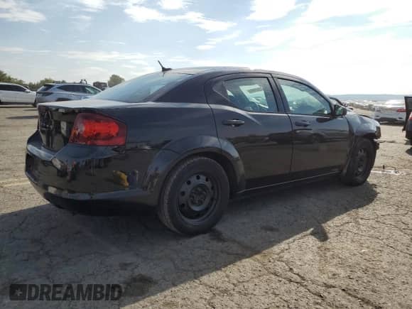 2012 Dodge Avenger SE с VIN 1C3CDZABXCN285808, выставлен на аукционе Copart как лот 72001624 с пробегом Не указан миль и Чистый • Clean title. История ставок и продаж доступна на DreamBid. Изображение 3.