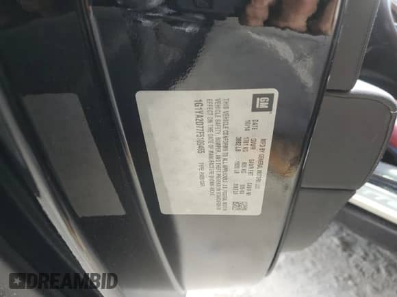 2015 Chevrolet Corvette 1LT with VIN 1G1YA2D77F5109465, listed as a Copart auction lot 76612824 with 87,098 mi miles and Salvage title. Bid and sale history available at DreamBid. Image 13.