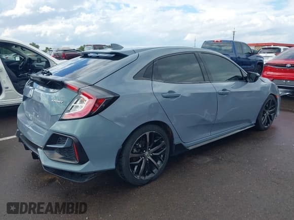 ✅ 2020 Honda Civic Sport • VIN: SHHFK7H46LU218114 • Lot: 43441314. Listed on IAAI with 110,613 mi. Free auction sales archive from the USA and detailed vehicle history report at DreamBid. Image 4.