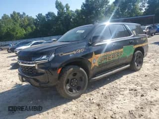 ✅ 2023 Chevrolet Tahoe Commercial • VIN: 1GNSCLED3PR222560 • Lot: 66005285. Listed on Copart with Not provided. Free auction sales archive from the USA and detailed vehicle history report at DreamBid. Image 1.