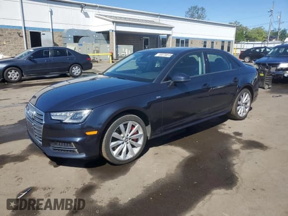 ✅ 2018 Audi A4 Premium • VIN: WAUDNAF42JA092160 • Лот: 69578815. Опубликован ранее на Copart с пробегом 64 573 миль. Бесплатный доступ к архиву аукционных продаж из США и подробный отчёт об истории автомобиля на DreamBid. Изображение 1.