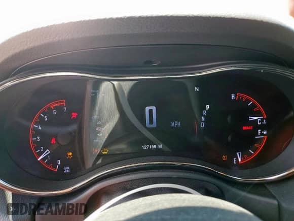 2019 Dodge Durango R/T with VIN 1C4SDHCT7KC604485, listed as a Copart auction lot 80928855 with 127,159 mi miles and Salvage title. Bid and sale history available at DreamBid. Image 9.