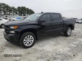 ✅ 2020 Chevrolet Silverado 1500 Custom • VIN: 3GCPWBEF4LG207593 • Lot: 71186824. Wystawiony na Copart z przebiegiem 47 853 mil. Bezpłatny archiwum sprzedaży aukcyjnych z USA i szczegółowy raport historii pojazdu na DreamBid. Zdjęcie 1.