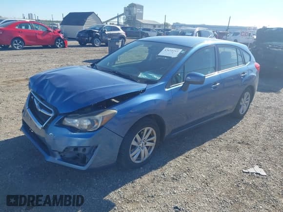 ✅ 2015 Subaru Impreza Premium • VIN: JF1GPAC68F8201080 • Lot: 43634212. Listed on IAAI with 204,945 mi. Free auction sales archive from the USA and detailed vehicle history report at DreamBid. Image 17.