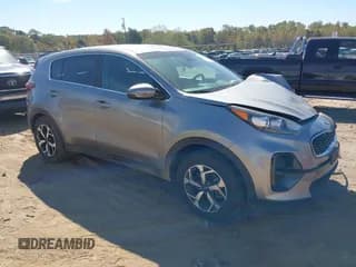 ✅ 2021 Kia Sportage LX • VIN: KNDPM3AC2M7920092 • Lot: 43536031. Listed on IAAI with 45,937 mi. Free auction sales archive from the USA and detailed vehicle history report at DreamBid. Image 1.